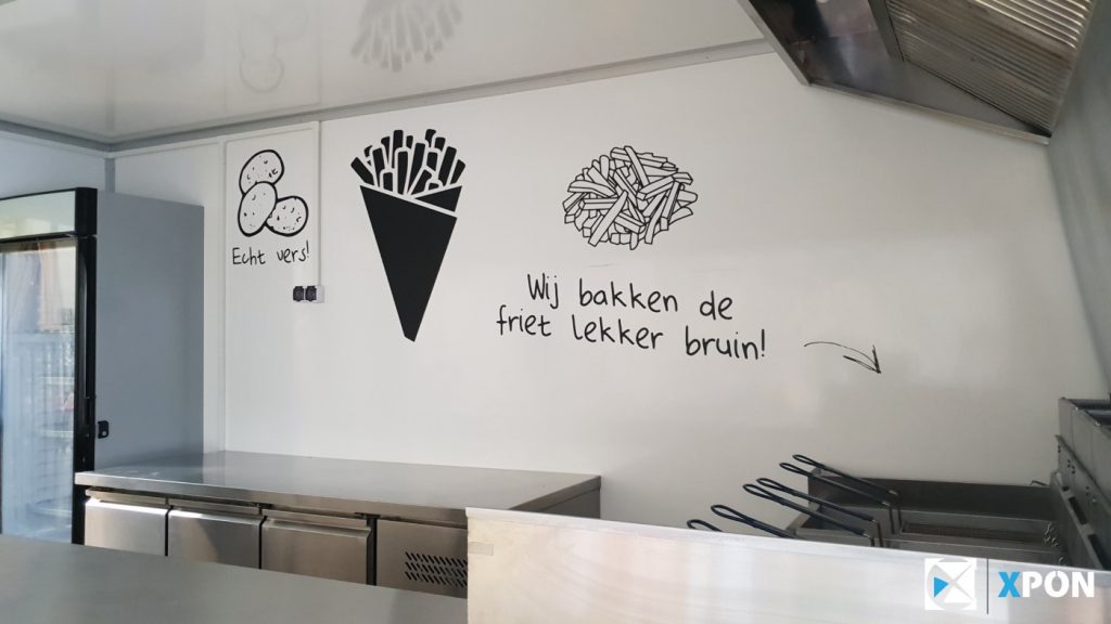 Belettering verkoopwagen