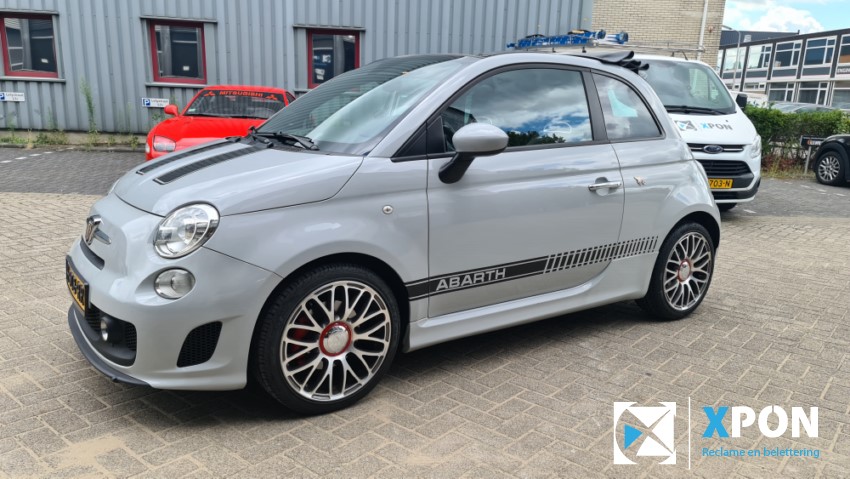 Fiat 500 Abarth striping