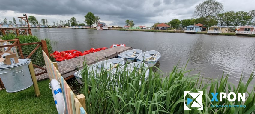 Boten wrappen Vakantiepark Molenwaard